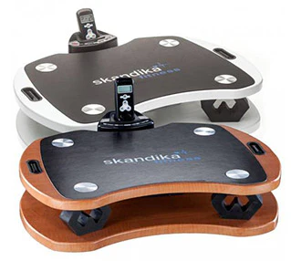 Vibrationsplatte von Skandika für 99€ - Kompakte Rüttelplatte, 4 Programme, max. Tragkraft von 120Kg