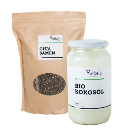 Chia-Samen und Bio-Kokosöl für 14€ bei Vitafy *Update*