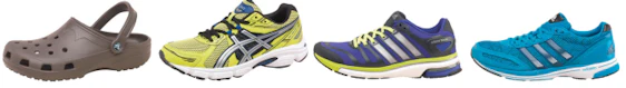 Schuhe-Sale bei MandMdirect - z.B. Crocs für 16€ oder Adidas Adizero Adios 2 für 61€