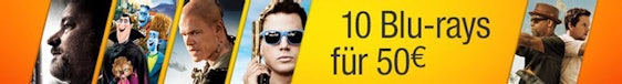 Blu-ray-Aktion bei Amazon - 10 Filme für 50€, fast 300 Filme zur Auswahl