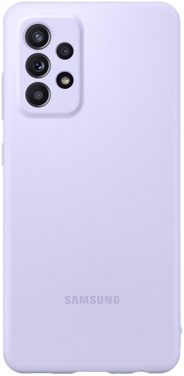 Samsung Silicone Cover (Galaxy A52) Violett für 19,99€