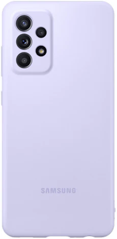 Samsung Silicone Cover (Galaxy A52) Violett für 19,99€