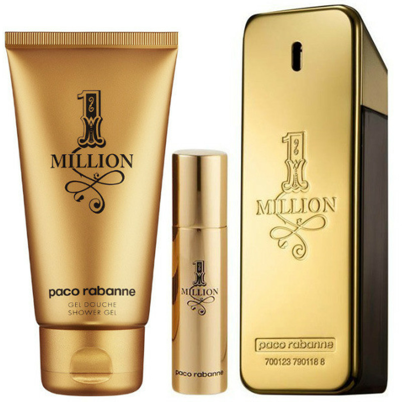 Paco Rabanne 1 Million Set (EdT 100ml + SG 100ml + EdT Mini 10ml): 59,10€ statt 105,82€