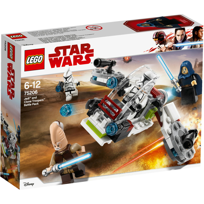 LEGO Star Wars - Jedi &amp;amp; Clone Troopers Battle Pack (75206) für nur 29,20€ statt 51,99€