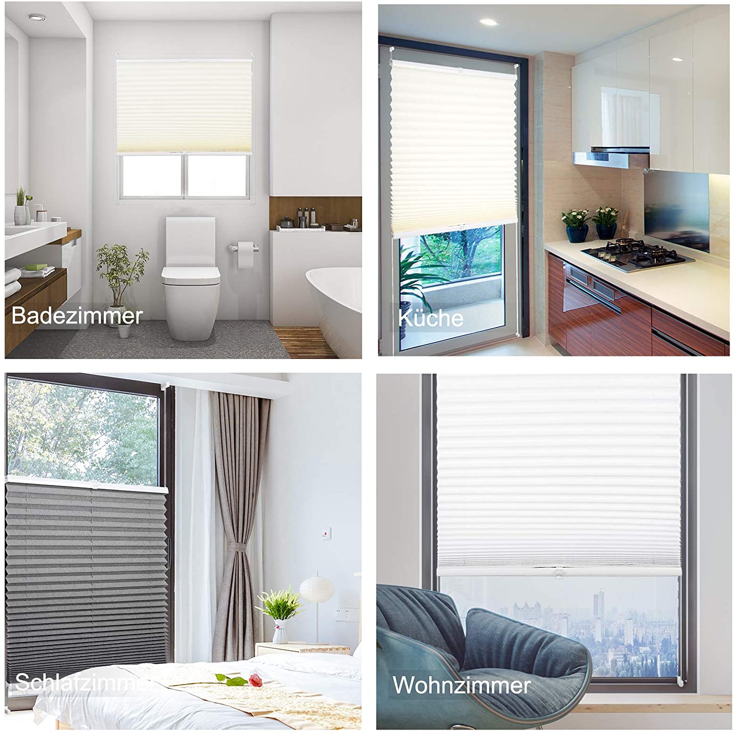 Plissee in versch. Größen ab 4,94 €