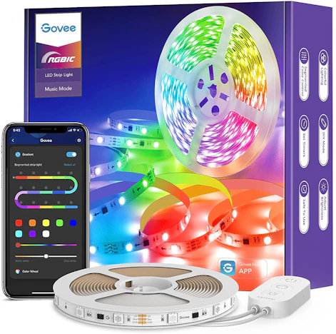 LED Strip 5m, LED Streifen Bluetooth, Musik Sync