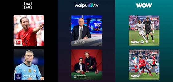 LETZTE CHANCE ⚽🥅 12 Monate Waipu Perfect Plus + DAZN Super Sports ab 29,99€ mtl. - mit Bundesliga, UEFA Champions League, etc.