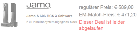 Jamo S 606 HCS 3 5.0 für 380€ - 5.0 Lautsprechersystem *UPDATE6*