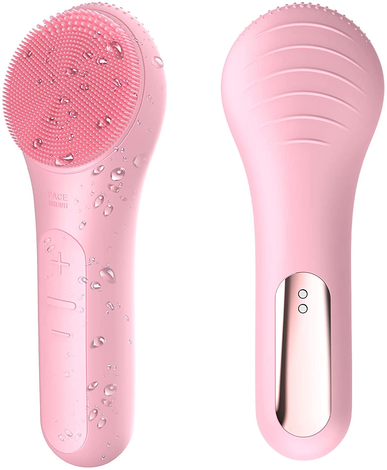 Gesichtsreinigungsbürste, schonend, aus weichem Silikon, elektrisch mit Akku - Gutschein im Deal-Text