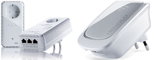 Devolo dLAN 500 AV Wireless+ Starter Kit + extra WLAN-Repeater für 115€