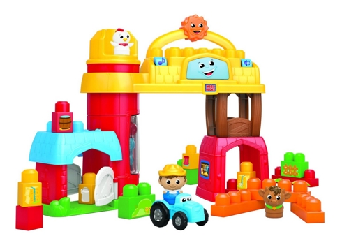 Mattel Mega Bloks First Builders CXN76 Große Bauernhof Spielewelt für 14,58€