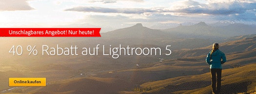Adobe Photoshop Lightroom 5 für 77,50€
