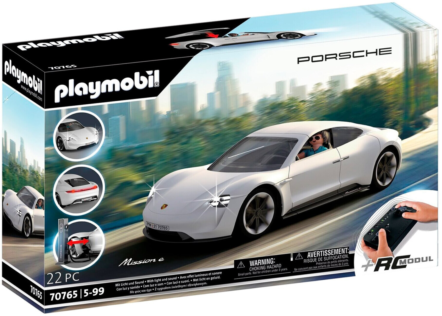 Playmobil Porsche Mission E (70765) für 43€ - ferngesteuertes Auto mit Fernbedienung und Lichteffekten