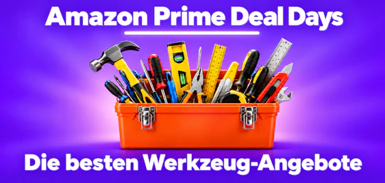 Bohrmaschine, Stichsäge & Co. » Die 23 besten Werkzeug-Angebote bei den Amazon Prime Deal Days 🛠️
