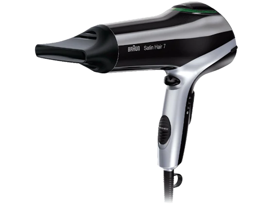 BRAUN HD 710 Satin Hair 7 inkl. Profidüse Haartrockner Schwarz (2200 Watt) für 17,99 EUR inkl. Versand