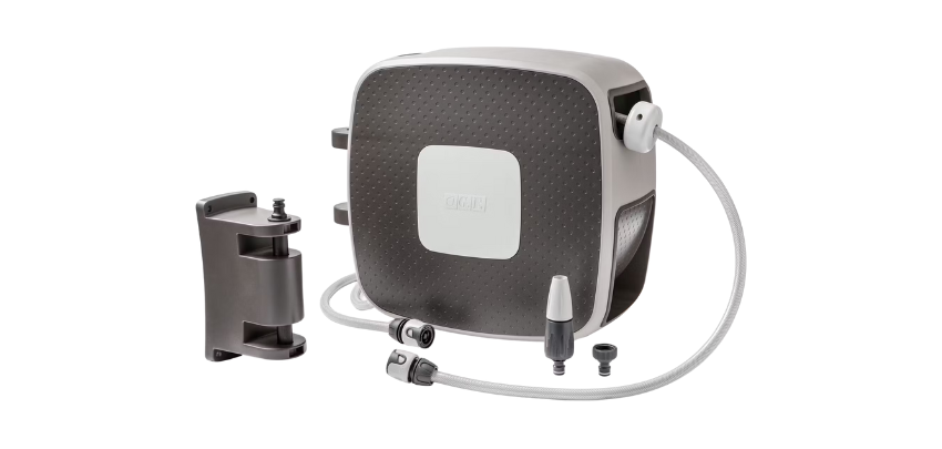 Rewall Style Wandschlauchbox für 89€ - 35m Länge, automatische Aufrollung, inkl. Zubehör