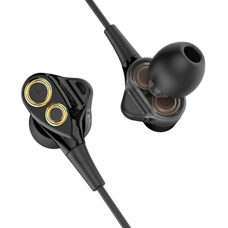 In Ear Kopfhörer, UiiSii DT200 Dual Dynamic Treiber mit Mikrofon