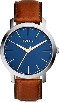 Fossil Luther (BQ2311IE) für 56€ – analoge Herrenuhr mit Lederarmband in Braun