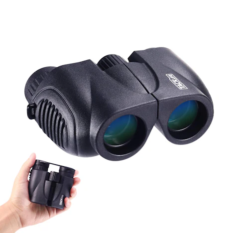 Fernglas 10x22 Teleskop Klein Kompakt, leichtes klappbares Ferngläser