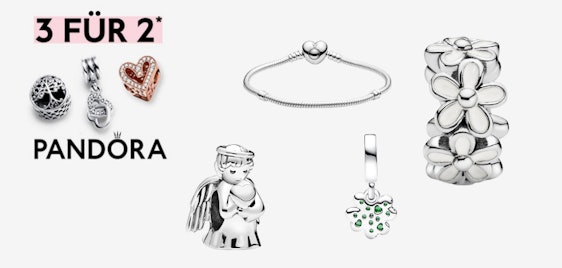 Pandora Schmuck 3-für-2 – Gratis Schmuckstück sichern, bald ist Muttertag!