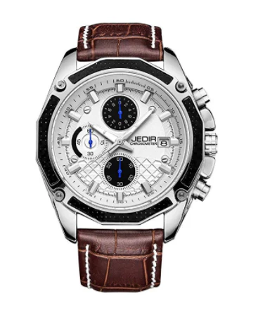 20% Rabatt auf JEDIR Herren Uhren Chronograph Uhr Analog Quarzuhr für 23.9€