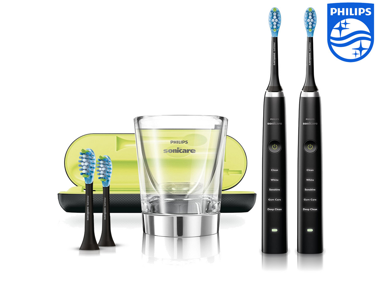 2x Philips Sonicare DiamondClean Zahnbürste inkl. Zubehör für 175,90 EUR inkl. Versand