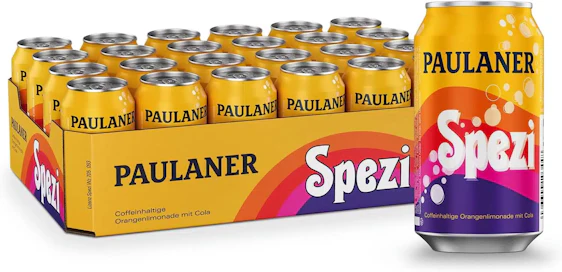 Paulaner Spezi im Spar-Abo: 24 Dosen für 15,10 €