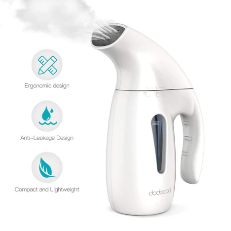 Steamer Bügeleisen Reisebügeleisen Schnell Erwärmung mit 180 ML Wassertank