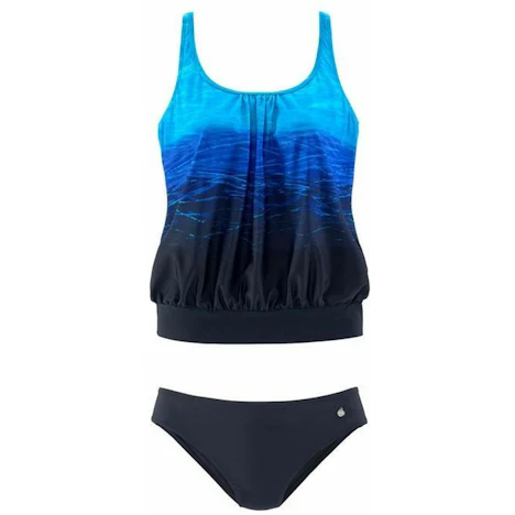 Aktion: Lascana Tankini blau-bedruckt (51438005) 37% günstiger