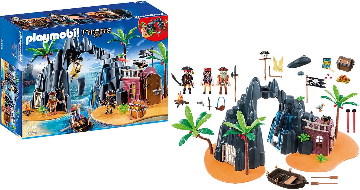 Playmobil Piraten-Schatzinsel (6679) für 23€ – Altersempfehlung ab 4 Jahren