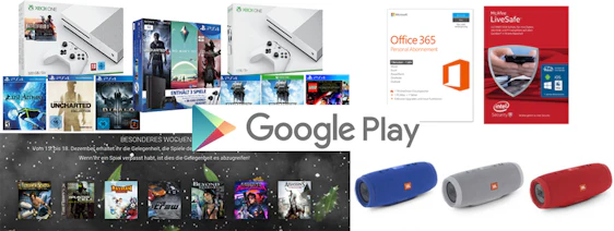 Highlight-Angebote: Die besten Schnäppchen und Geschenkideen am 15.12.2016
