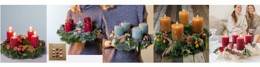 Adventskränze versandkostenfrei bei Blume 2000 bestellen z.B