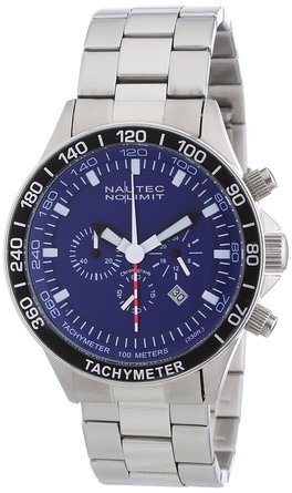 Nautec No Limit Herren-Armbanduhr XL Racing 2 Chronograph Quarz Edelstahl RS2 QZ2/STSTSTBL für 60,59 EUR inkl. Versand