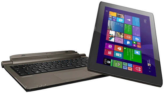 Medion Akoya P2213T für 195€ - 11,6" Convertible Notebook mit Windows 8.1, 2GB RAM und 532GB Festplatte