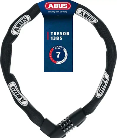 ABUS Kettenschloss Tresor Sicherheitslevel 7 – 85 cm in schwarz für 27,48€(statt 42,90€)
