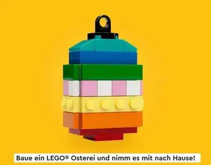 Baue ein LEGO® Osterei und nimm es mit nach Hause!