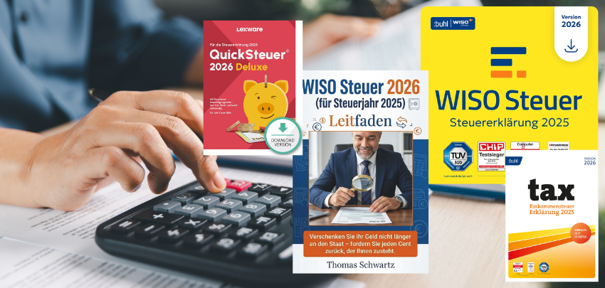 Geld zurückholen! 💰 Buhl WISO Steuer 2026 (Steuerjahr 2025) für 24€ 📝 auch andere Steuererklärungssoftware
