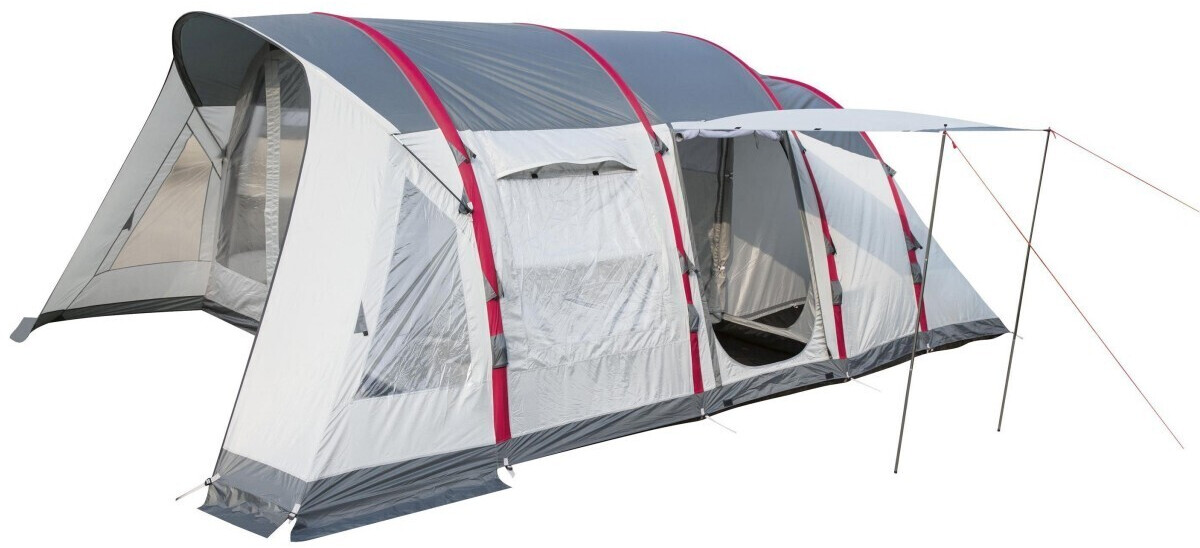 Bestway Sierra Ridge Air X6 Familienzelt für 335€ - 6 Personen, mit Außenzelt, 3 Schlafkabinen, Grau
