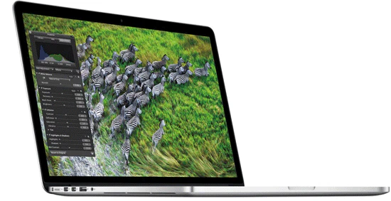 Apple MacBook Pro 15,4" Retina für 1782€ - 2880 x 1800 Pixeln, i7-3610QM, 8GB Ram, 256GB SSD, GeForce GT 650M (Update)1GB
