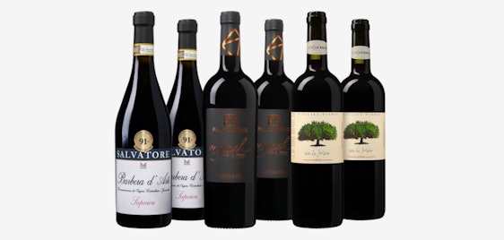 Die Weinbörse: "Holz ist Gold" 6 Flaschen Rotwein Probierpaket für 38€