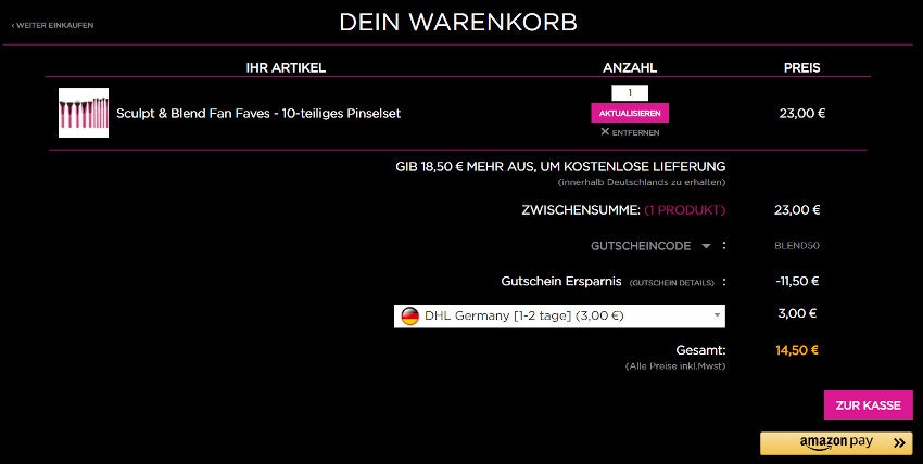 warenkorb-bh-cosmetics-pinselset