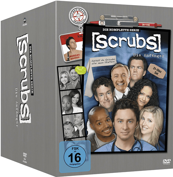 Scrubs Komplettbox für 29€ – Staffel 1-9 auf DVD