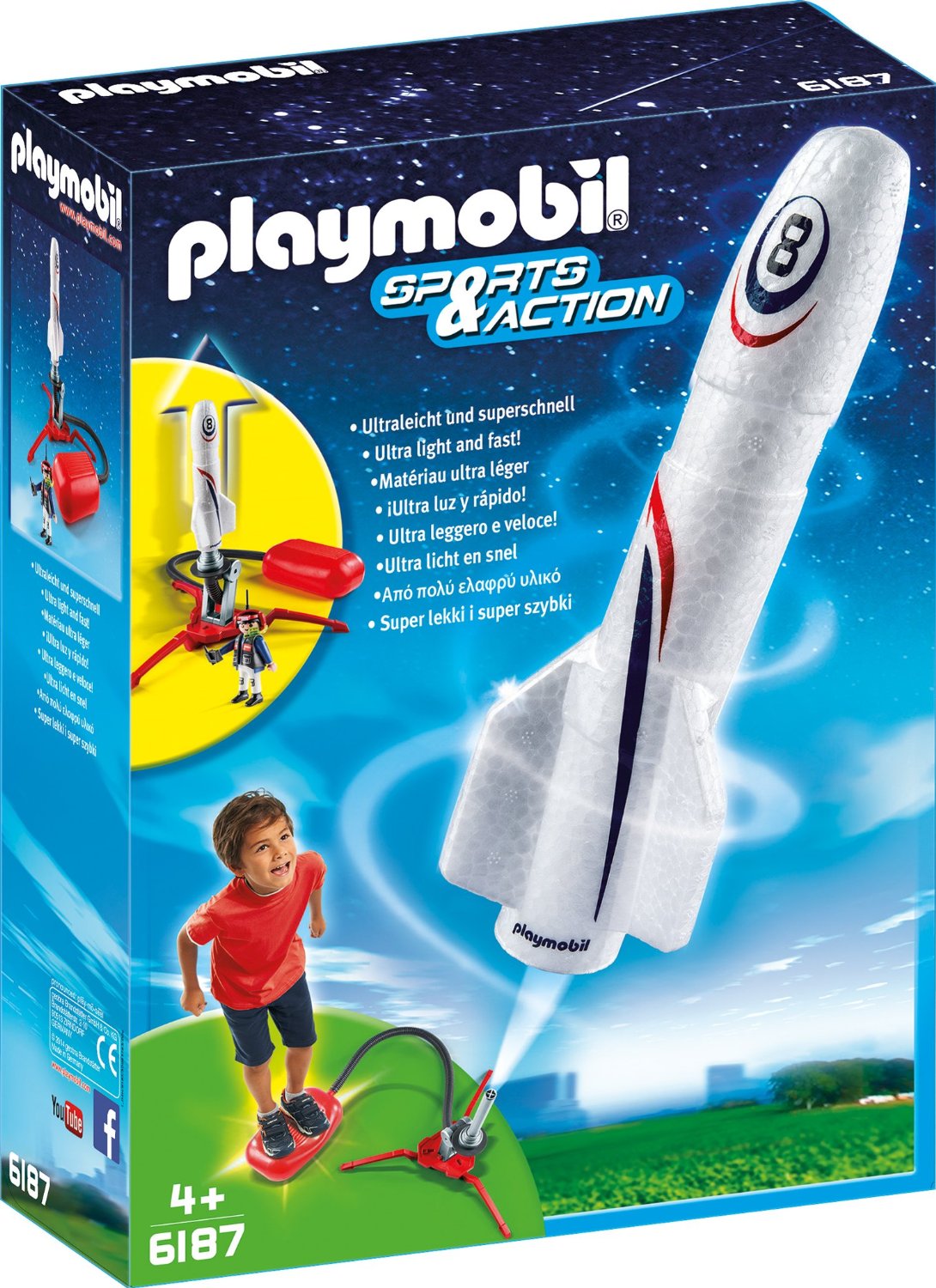 Playmobil 6187 – Rakete mit Spring-Booster für 5,95€