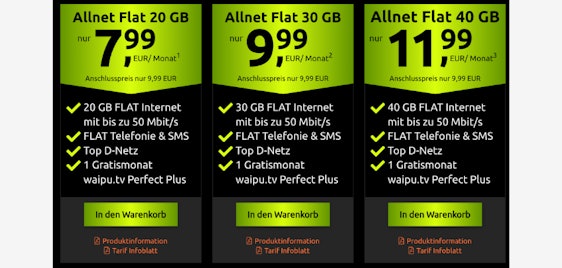 Crash Kracher 💥 z. B. 20 GB Vodafone Allnet-Flat für 7,99€ 🤯