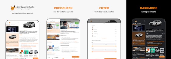 🦊 💥 Die neue Schnäppchenfuchs-App ist da » Jetzt mit Dark Mode, User-Login & mehr 🤩