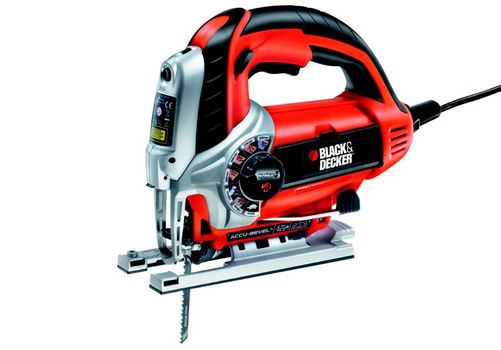 Black &amp; Decker KS950SLK für 53€ - Pendelhub-Stichsäge mit Laser - 650 W