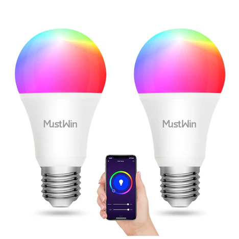 40% OFF Smart Lampen E27 RGBW 9W Dimmbar Kompatibel mit Alexa Google Home IFTTT