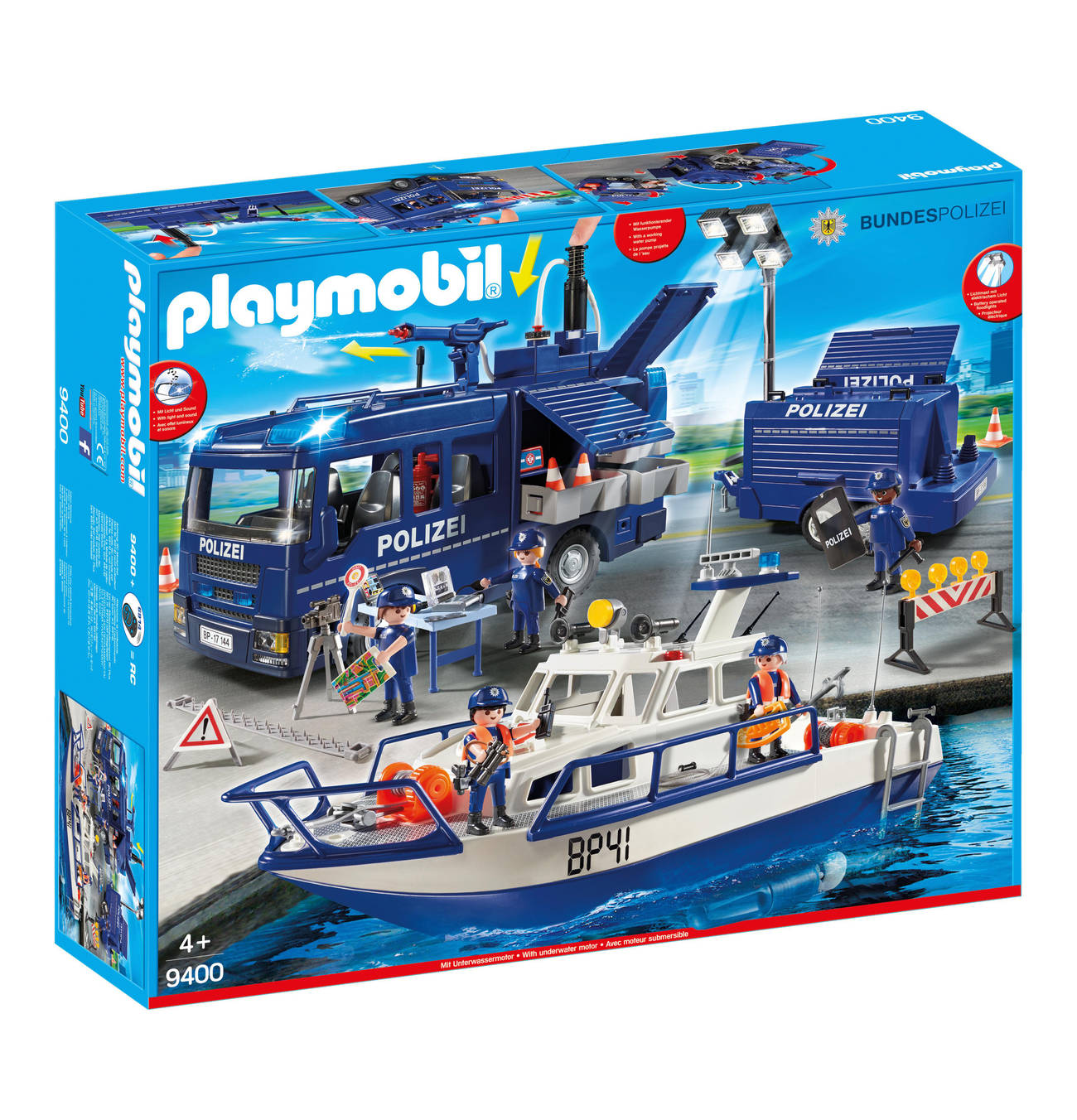 Playmobil CIty Action - Bundespolizei Großeinsatz (9400)