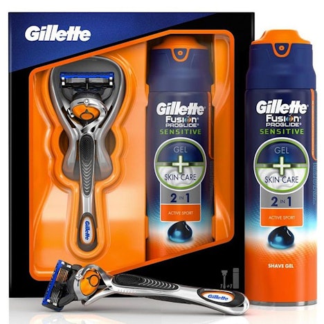Restposten Gillette Fusion Pro Glide Flexball Rasierer Geschenkset