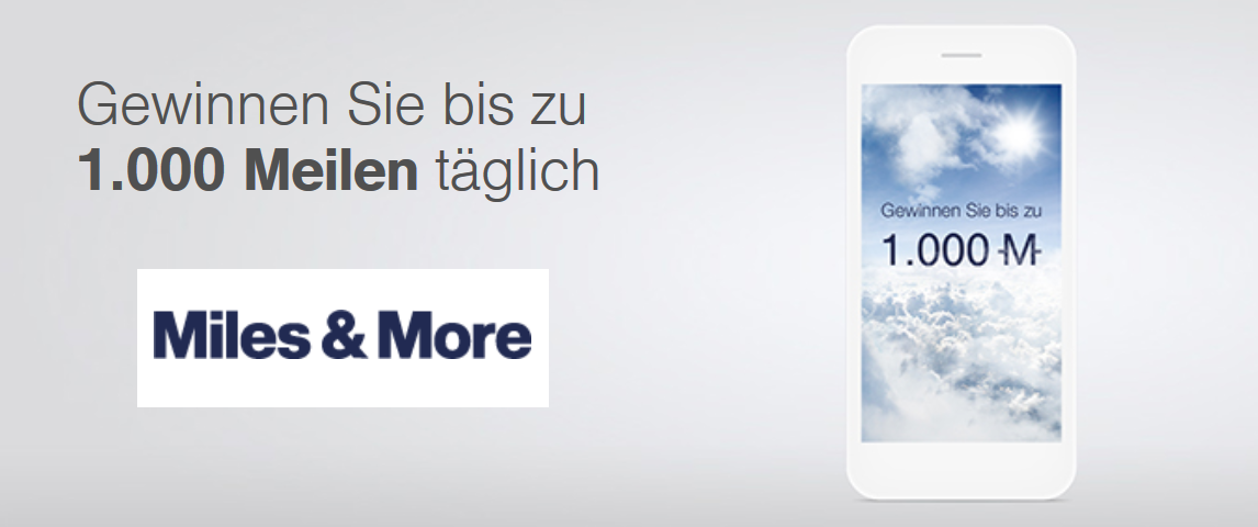 Jubel-Juni bei Miles &amp; More: Täglich bis zu 1.000 Meilen gewinnen